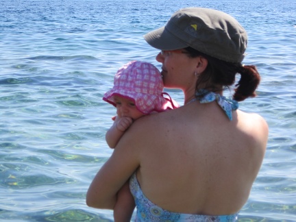Erynn and Greta in the Adriatic Sea2